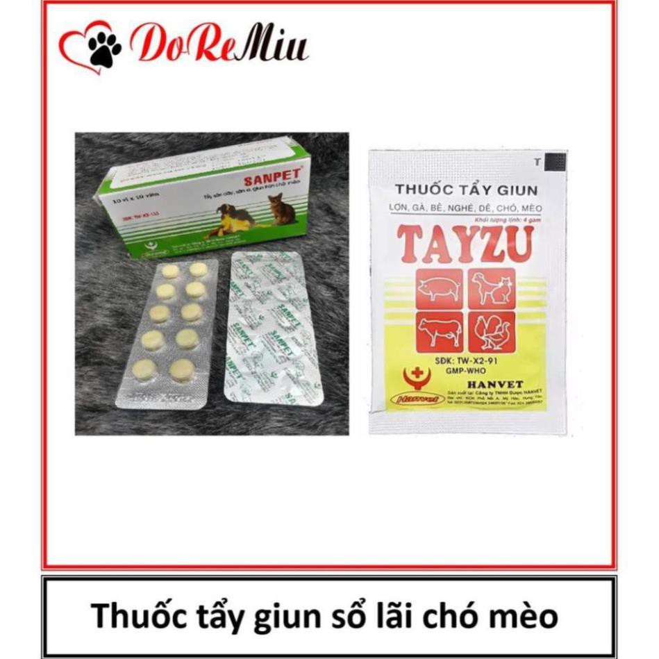 Xổ giun sán cho mèo