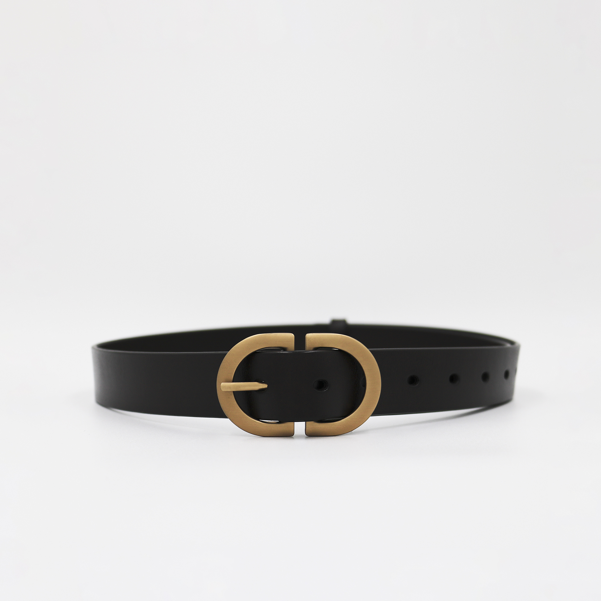 Thắt Lưng Da Nữ Dây Nịt Nữ Thời Trang Mặt Tròn Aaa Jeans