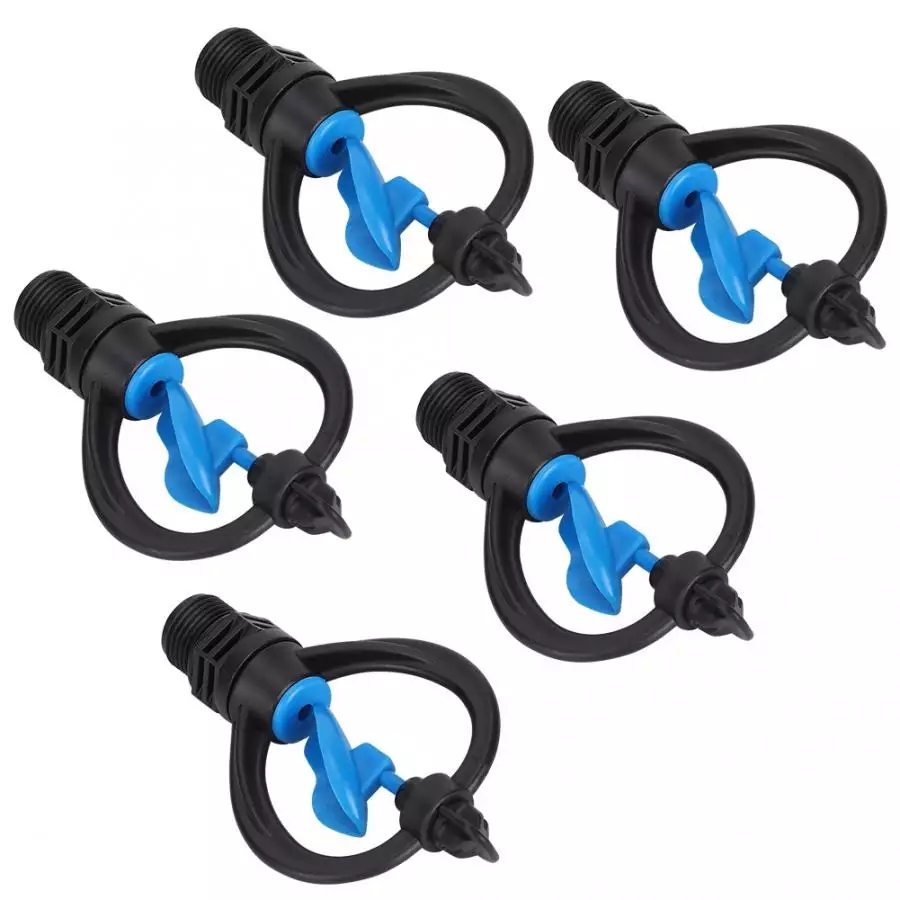 Bộ 10 béc tưới cây phun mưa xoay 360 chân ren 21mm
