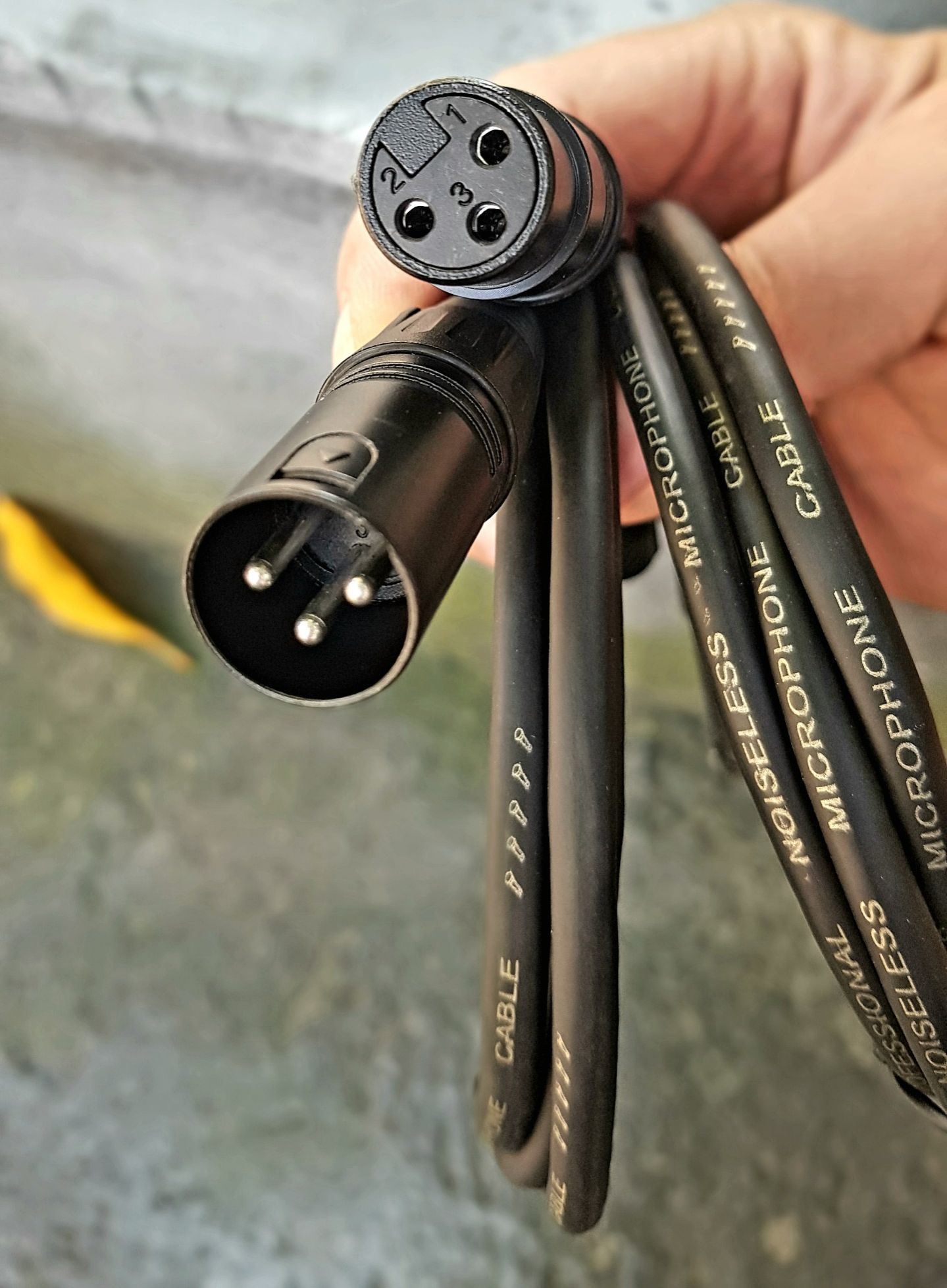 Dây Canon Đưc Cái - Dây Âm Thanh 2 Đầu Canon Đực Cái, dây đồng nguyên chất dài 1m | dây jack canon
