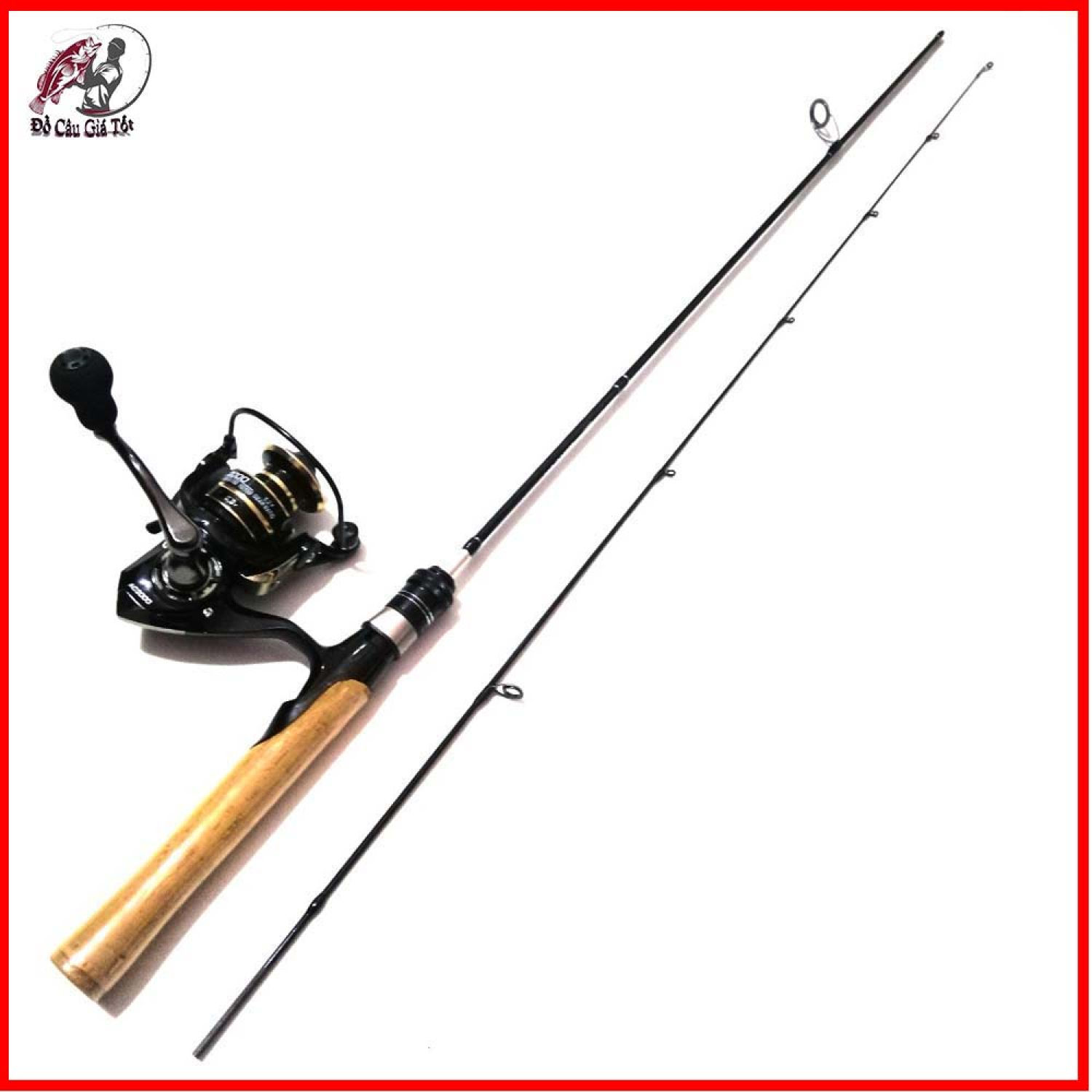 Combo cần câu lure ul máy câu ac2000, cần câu máy chất lượng