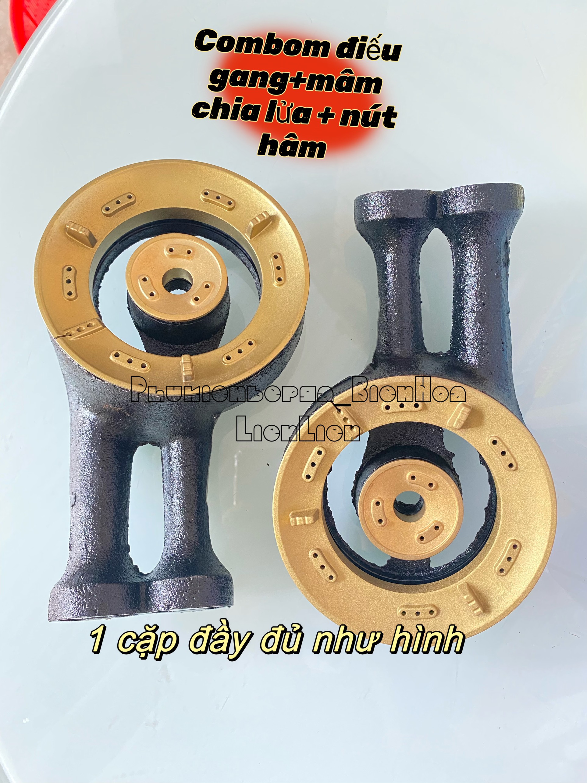 Mâm chia lửa bếp gas Electrolux bếp gas eletrolux 728GKR bên lớn và 729GKR