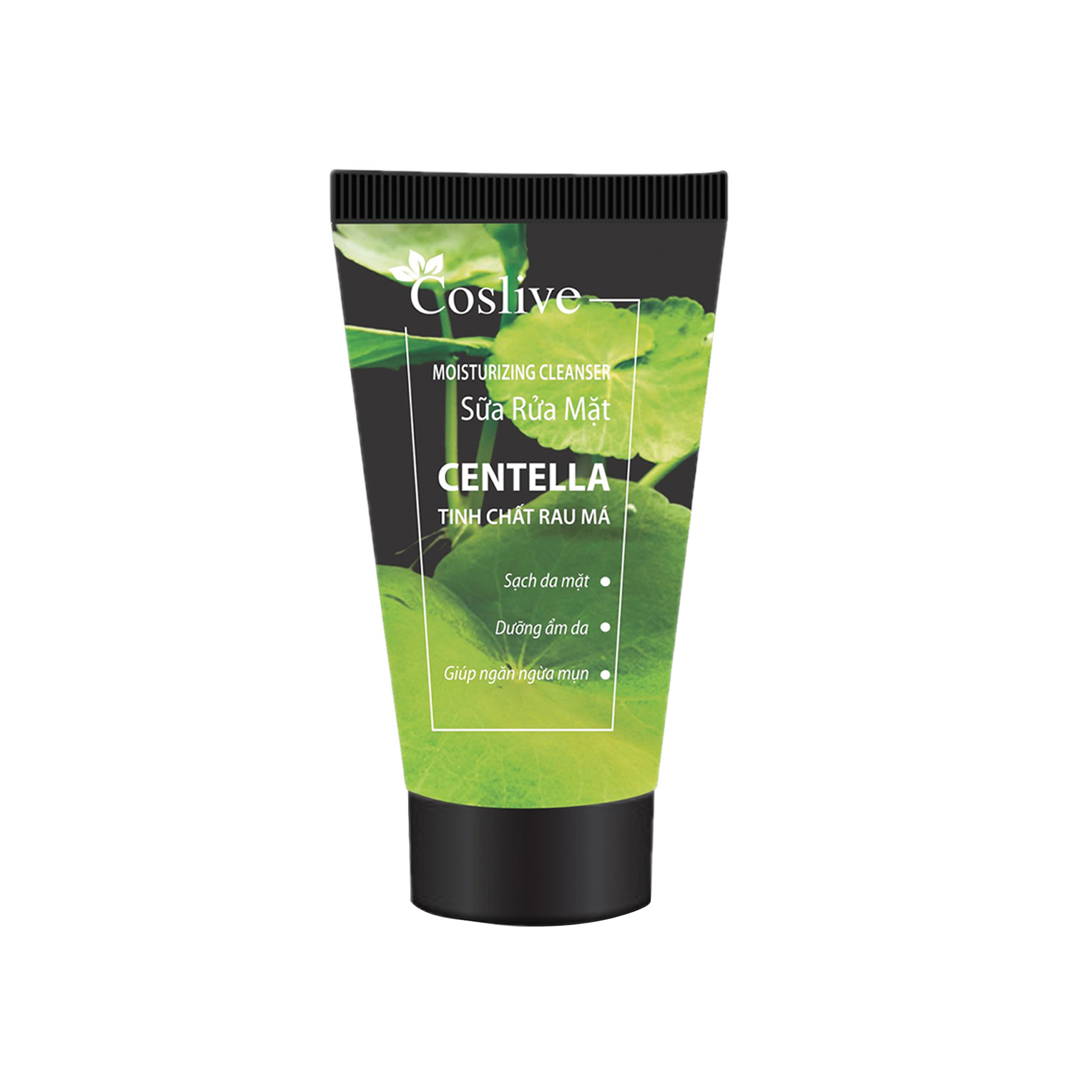 Sữa rửa mặt rau má coslive 120ml