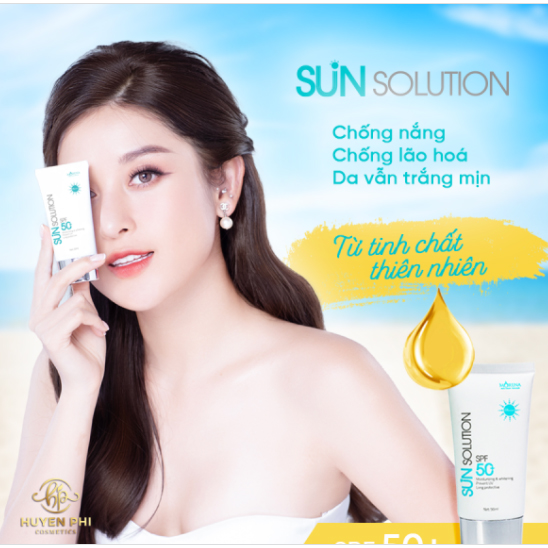 Kem Chống Nắng Sun Solution Morena Huyền Phi- Chống Nắng Toàn Diện,Dưỡng Ẩm, Bảo Vệ Làn Da Bạn