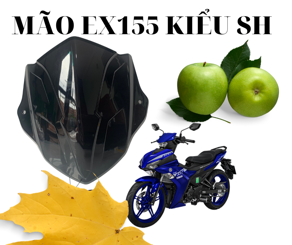 Chắn gió exciter 155cc 2021 kiểu sh