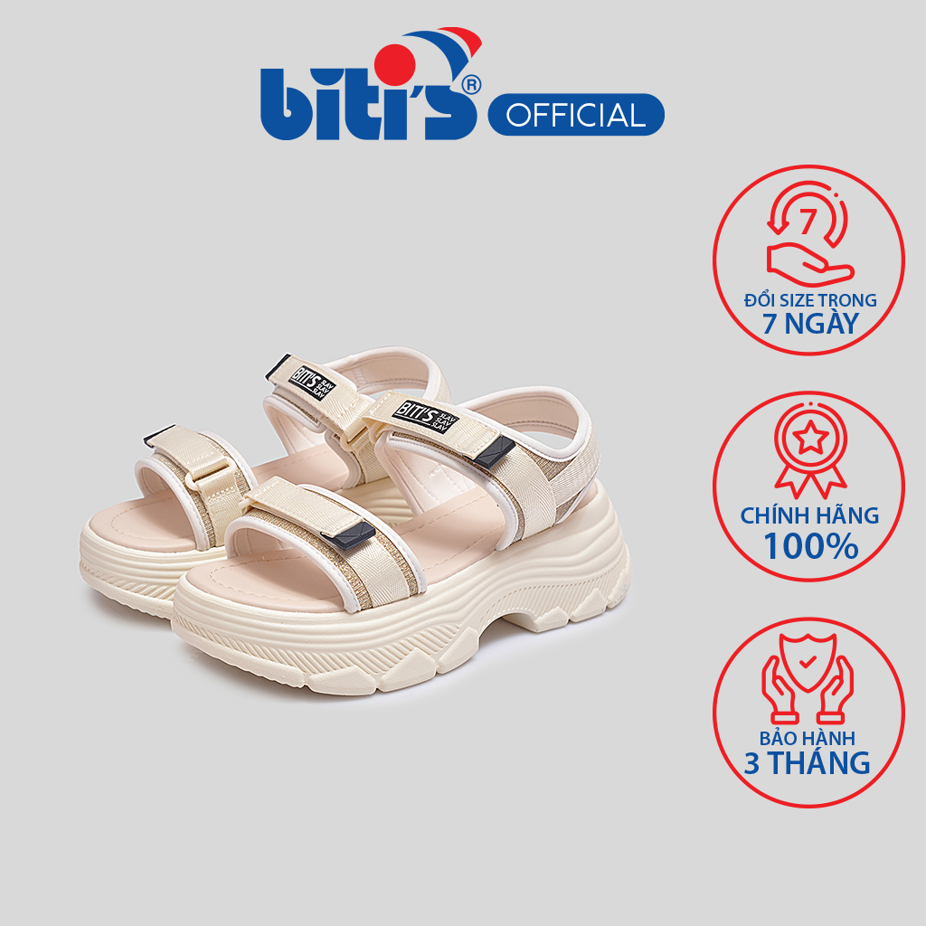 Sandal Biti's Nữ Màu Kem BPW004300KEM