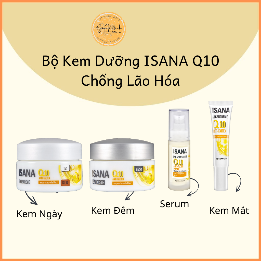 Kem dưỡng da isana q10 anti-falten - nội địa đức