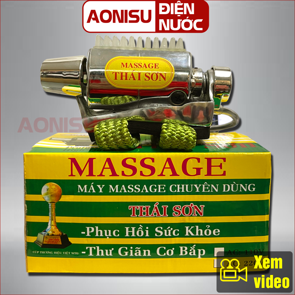 Máy massage đeo tay thai son cao cấp - máy massage chuyên dùng trị liệu, massage vai cổ gáy bụng, massage thư giãn cơ bắp phục hồi sức khỏe - aonisu