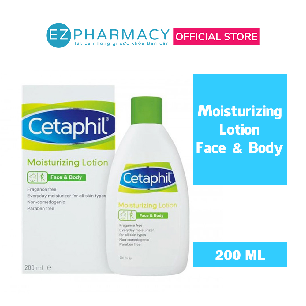 Sữa dưỡng ẩm cho da mặt và toàn thân Cetaphil Moisturizing Lotion 200ml