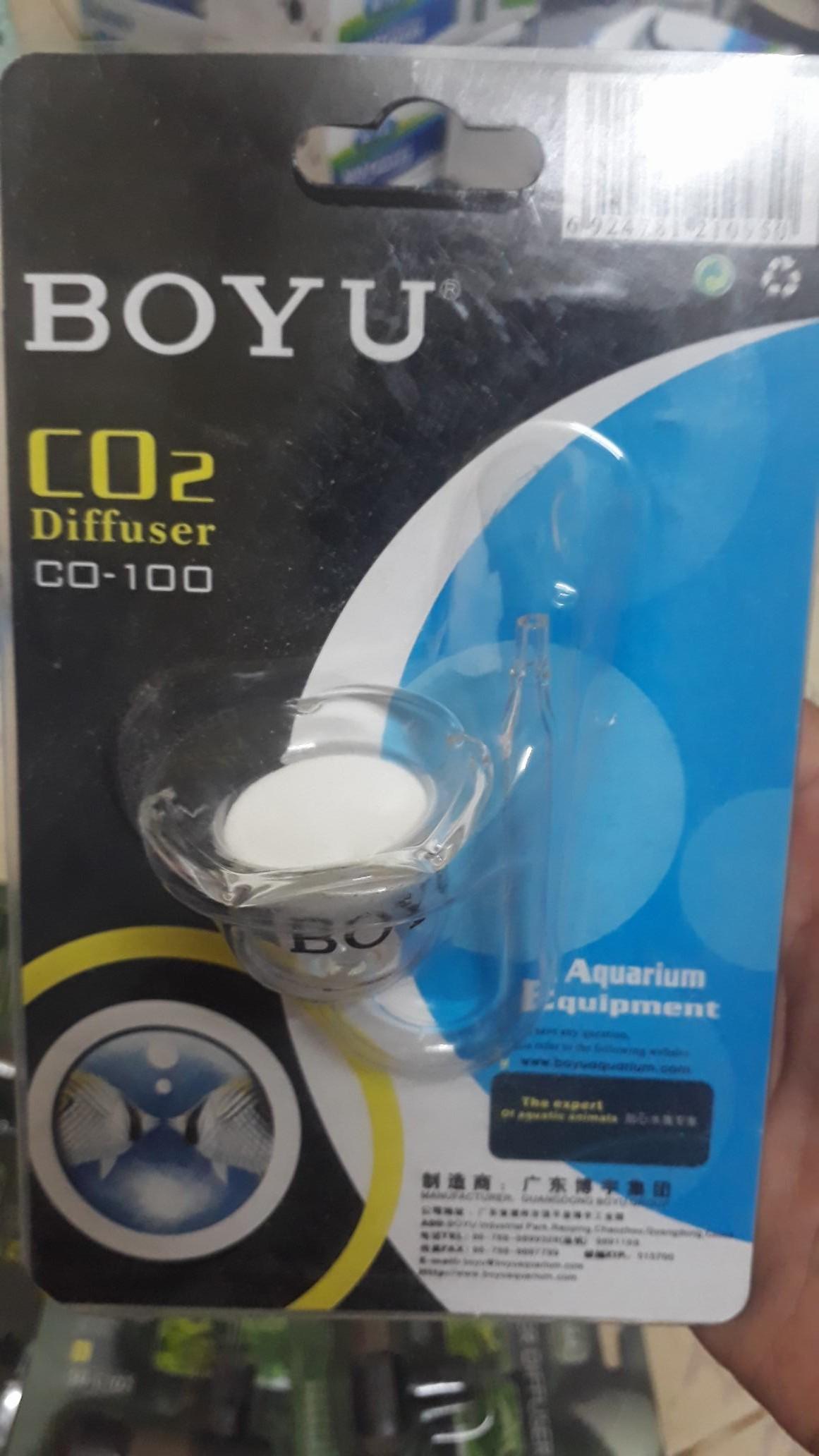 Cốc sủi CO2 thủy tinh cho hồ thủy sinh hiệu BOYU