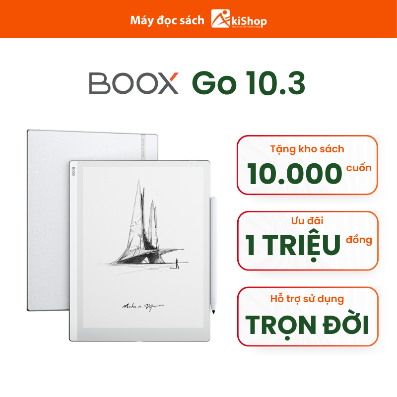 Máy đọc sách Boox Go 10.3" Chính hãng Giá 11,990,000 Đồng*Miễn phí vận chuyển