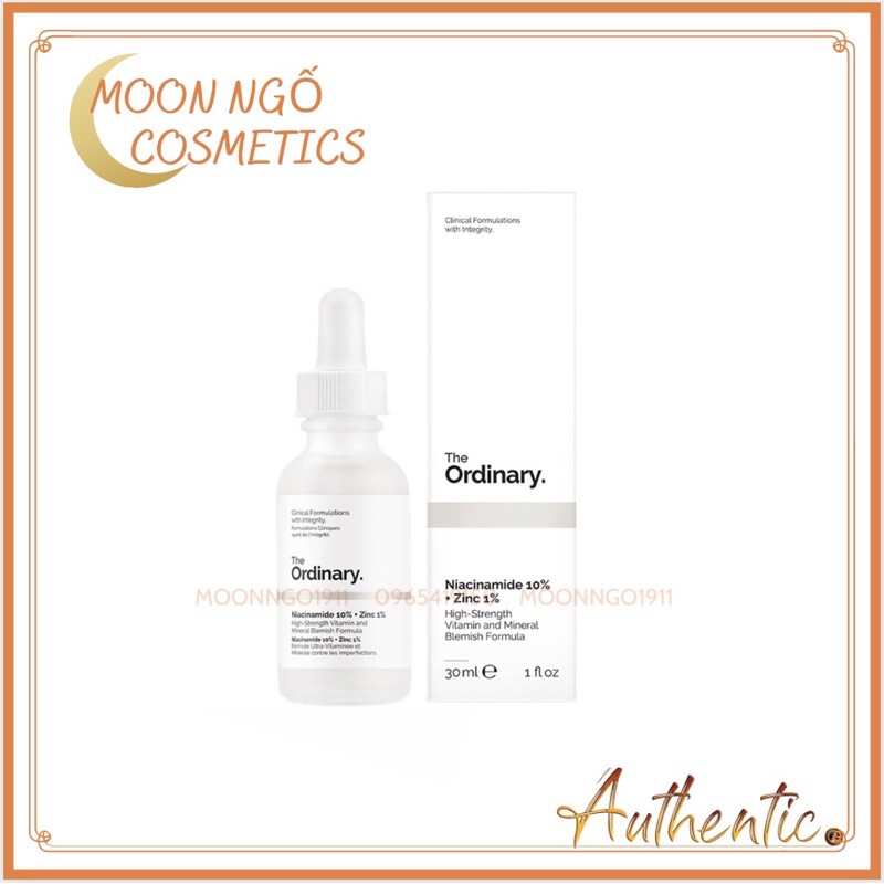 Tinh Chất Dưỡng Da Serum The Ordinary Niacinamide 10% + Zinc 1%