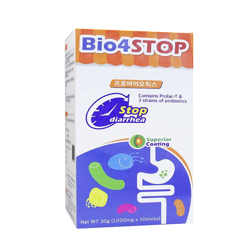 Bio4Stop Hỗ trợ cân bằng hệ vi sinh đường ruột, ngăn ngừa rối loạn tiêu hóa