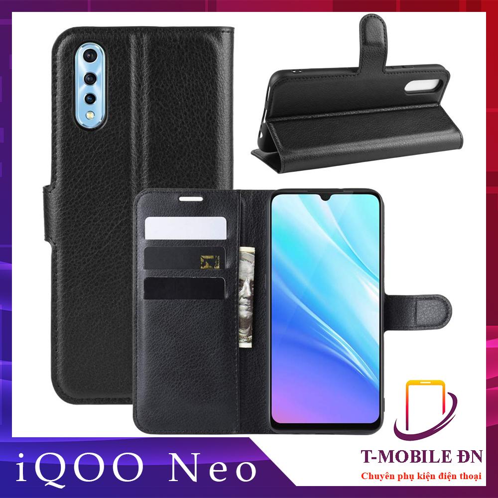 Bao da Vivo iQOO Neo / iQOO Neo 855 Cao cấp có nắp gập và chống xem video tiện lợi
