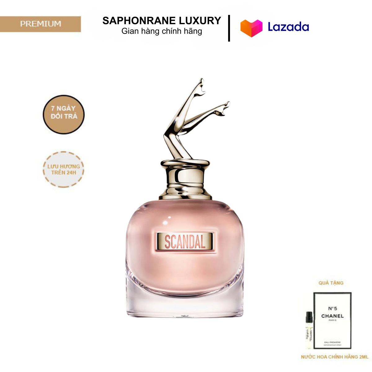 Nước hoa nữ jean paul gaultier scandal edp 80ml
