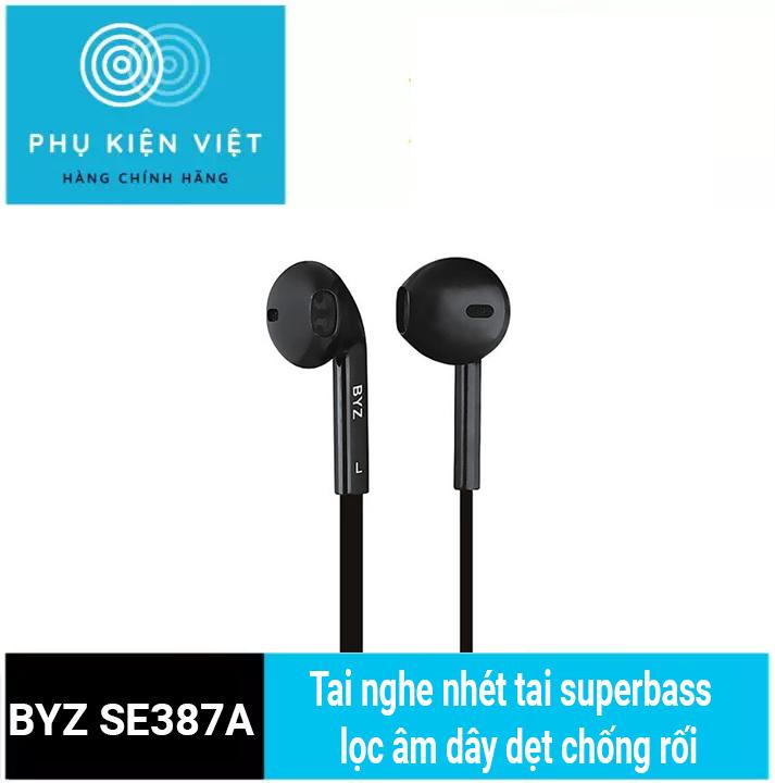 Tai nghe byz se387a super bass dây dẹt chống rối