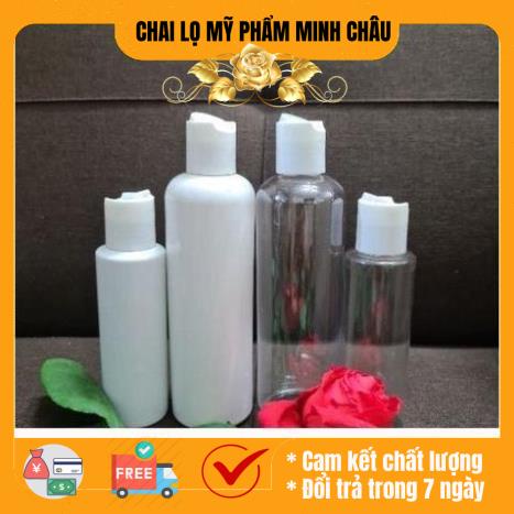 Chai nhựa pet nắp nhấn 250ml/200ml/150ml - Chai lọ chiết mỹ phẩm