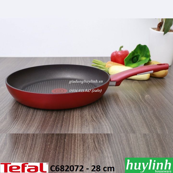 Chảo chiên chống dính đáy từ tefal character c6820672 - 28 cm