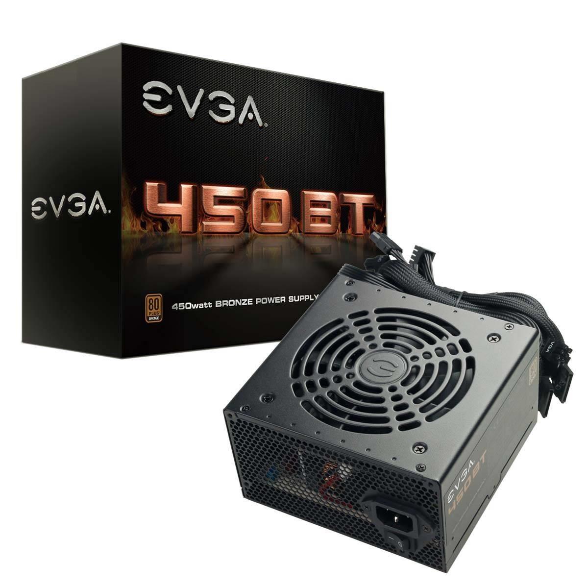 Nguồn evga 450 bv, 80+ bronze 450w, 100-bv-0450-k1