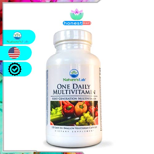 Bổ sung vitamin tổng hợp Nature’s Lab One Daily Multivitamin 120 viên