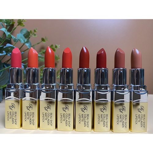 Son lỳ collagen matte lipstick beau shop hàn quốc chính hãng