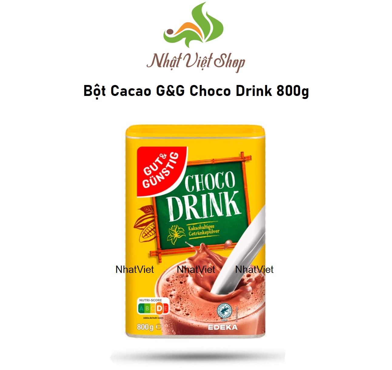 Bột Cacao G&G Choco Drink 800g