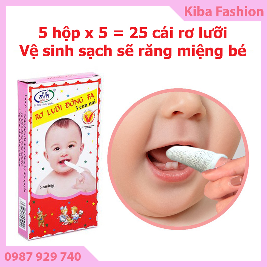 Hộp rơ lưỡi cho bé sơ sinh, đồ cho bé, dụng cụ vệ sinh răng miệng cho bé, đồ cho bé sơ sinh