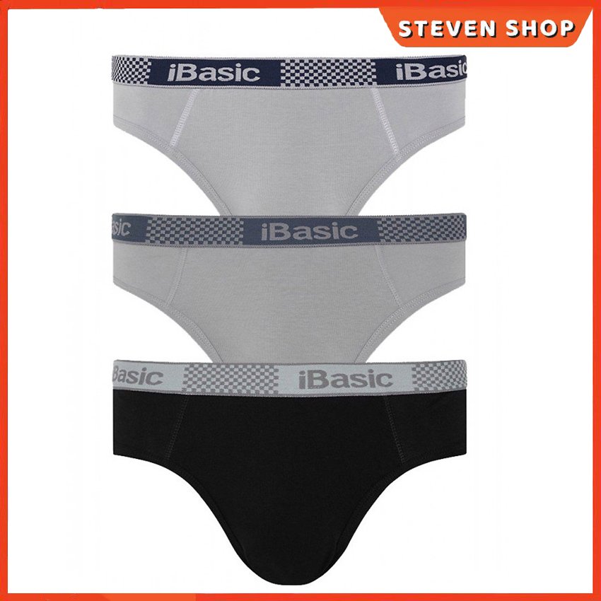 Combo 3 Chiếc Quần Lót Nam Tam Giác Cao Cấp iBasic Brief VM021 - STEVENSHOP