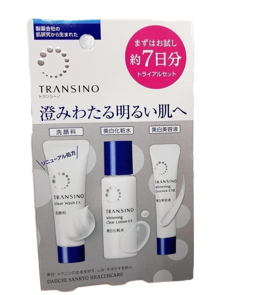 Bộ transino 3 món dưỡng nám trắng da mini nhật bản