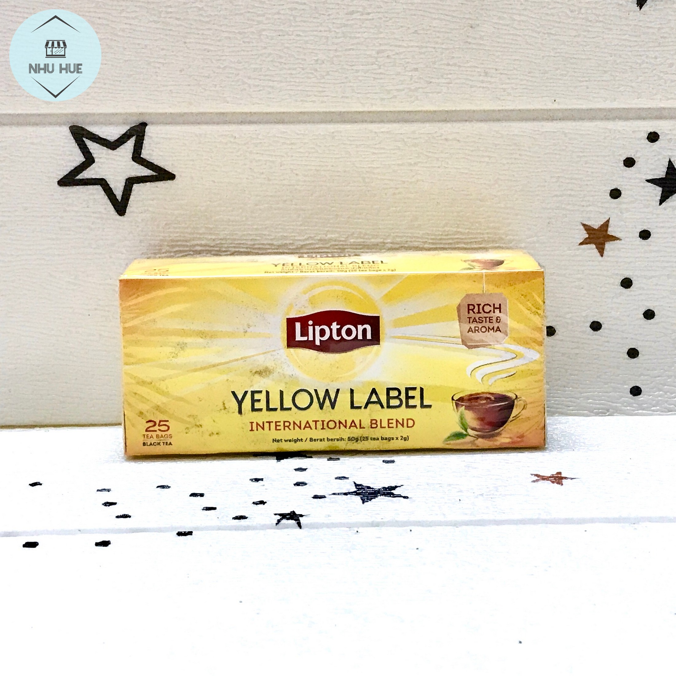 Trà Lipton nhãn vàng