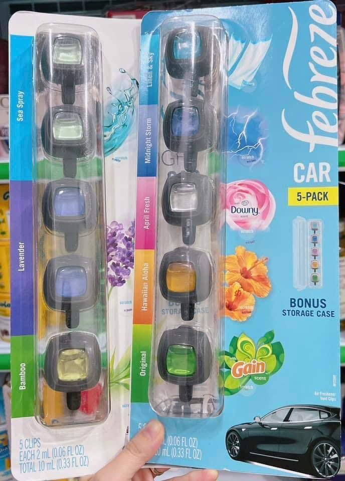 Nước hoa xe hơi febreze