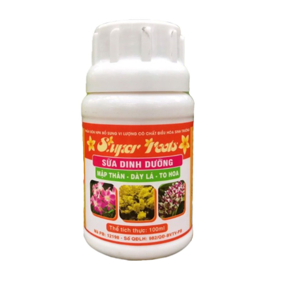 Phân SUPER ROOTS - Sữa Dinh Dưỡng cho Lan và cây cảnh giúp cây khỏe - mập thân - hoa to đẹp - 100ml | Vạn Tín Store