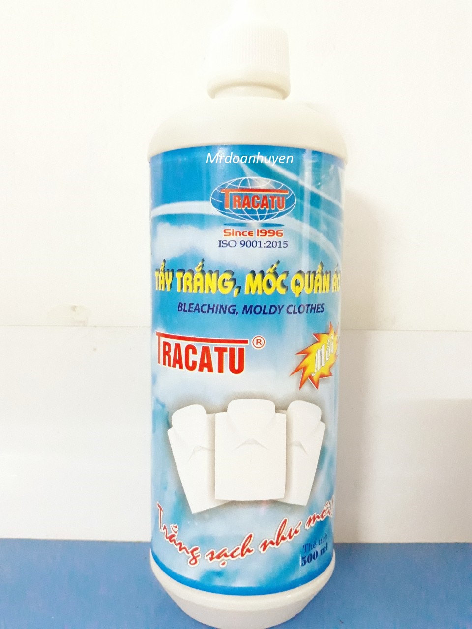 Tẩy Trắng Quần Áo TRACATU Chai 500ML