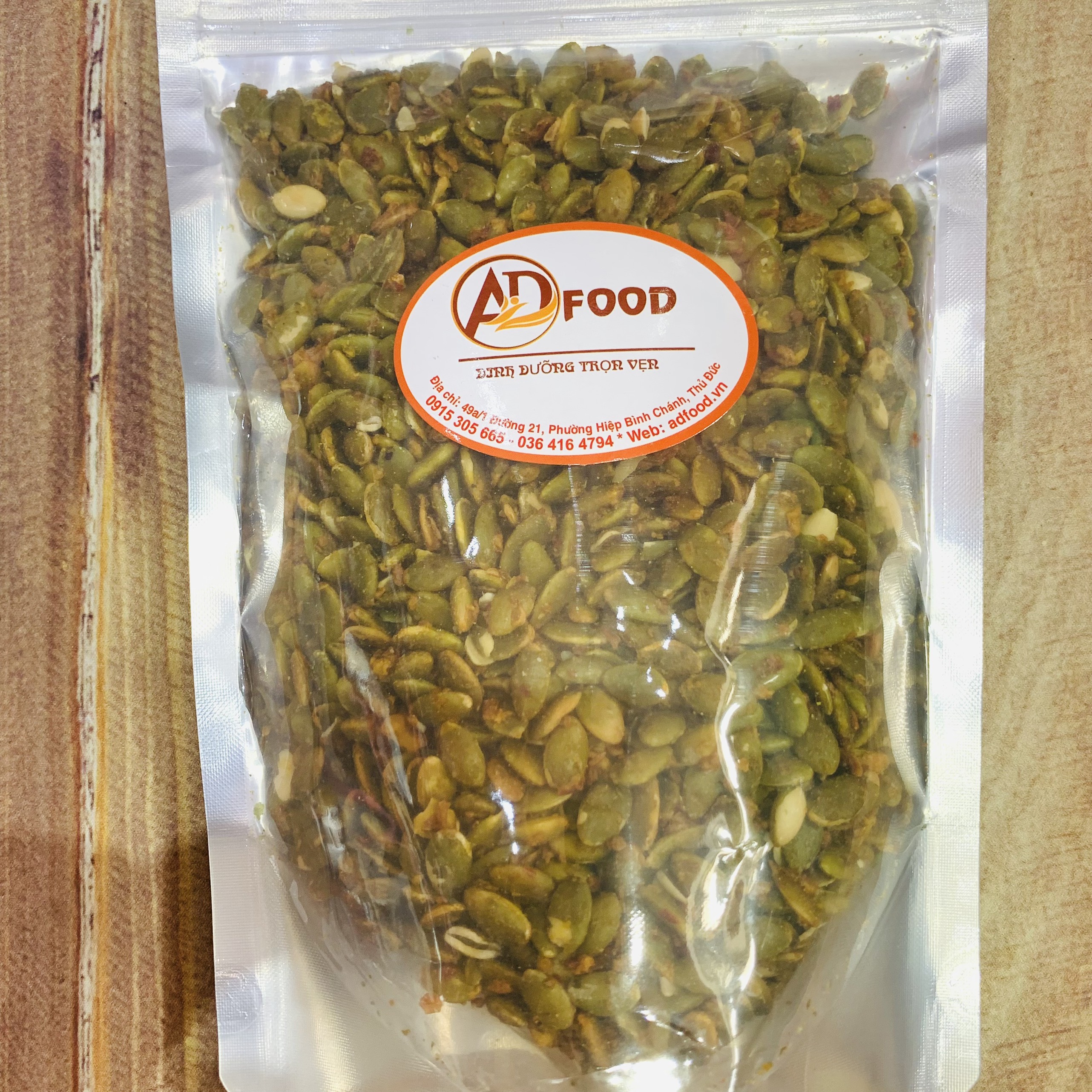 1kg nhận bí xanh sấy bơ tỏi