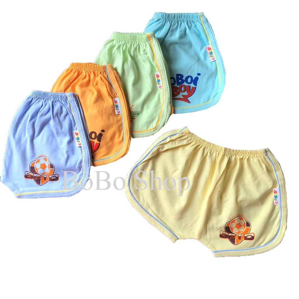 Quần đùi cotton màu thể thao susu cho bé 5-25kg