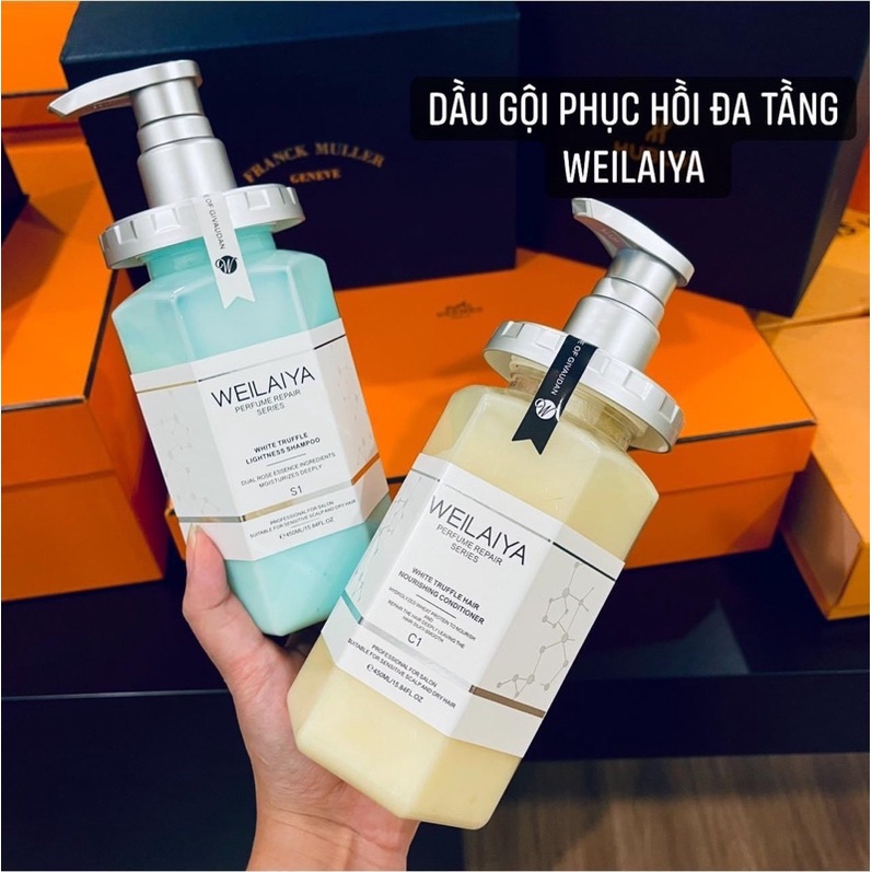 Dầu Gội Phục Hồi Đa Tầng Nấm Truffle Weilaiya Phục Hồi Tóc Hư Tổn Khô Xơ Sạch Gàu Lưu Hương Nước Hoa