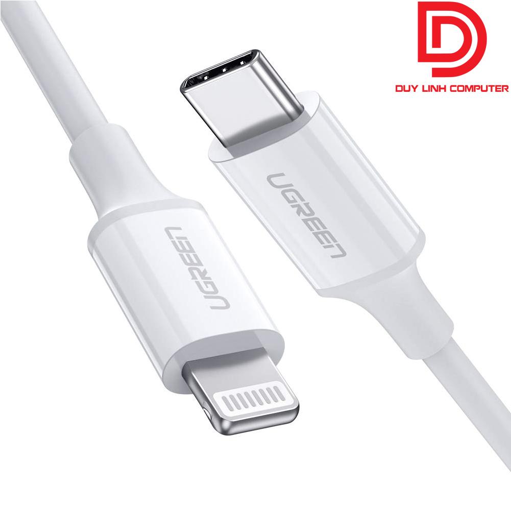Cáp usb type c to lightning ugreen 10493 dài 1m chính hãng