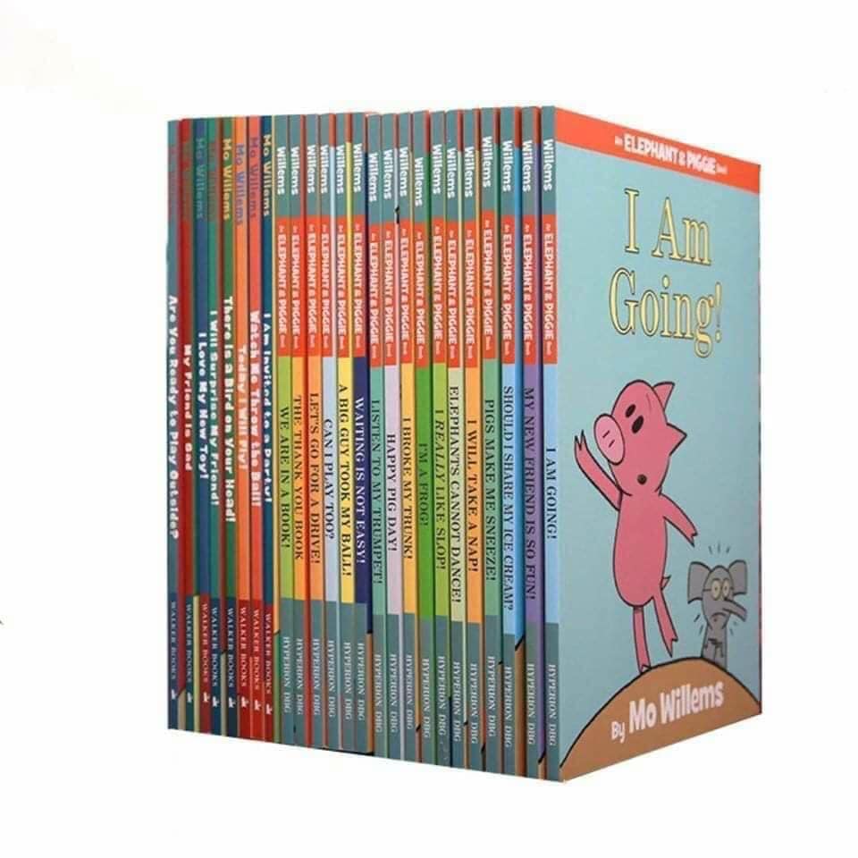 ELEPHANT AND PIGGIE - Mo Willems - Combo 25Q, có link audio