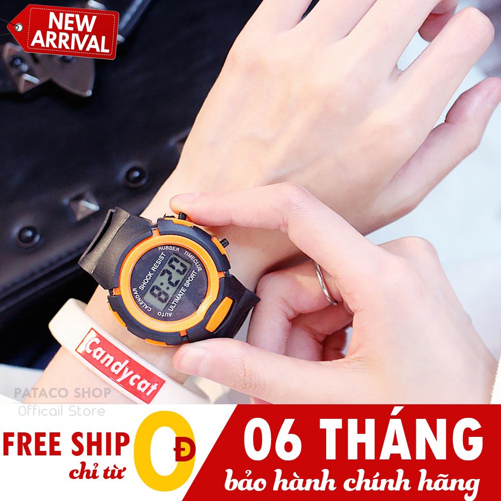 Đồng hồ điện tử trẻ em CandyCat C05, Full chức năng, Dây cao su bền bỉ, Phong cách thể thao cá tính