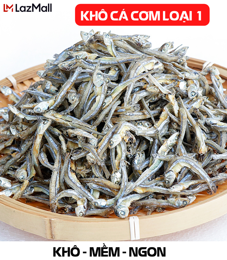 Khô cá cơm không đầu 1kg khô cá cơm thiên nhiên