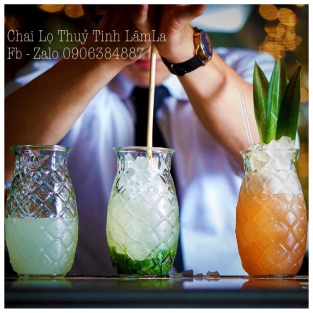 [HCM]Ly Thuỷ Tinh Libbey Trái Thơm 503ml