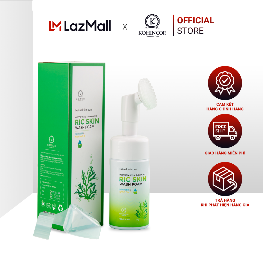 Sữa rửa mặt Ric Skin Wash Foam Kohinoor