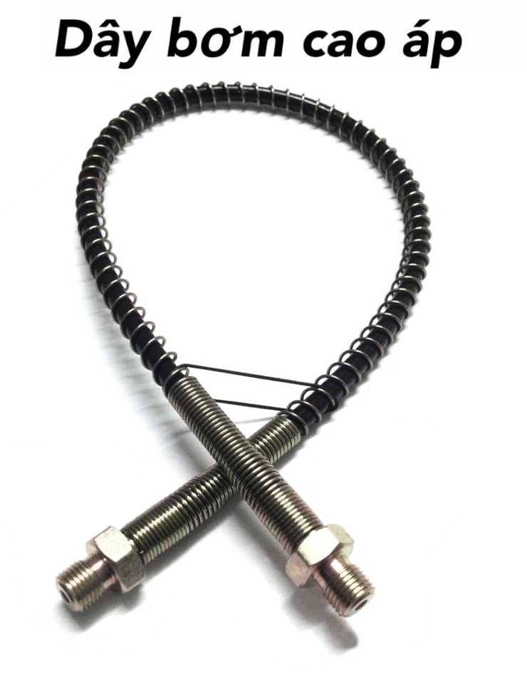 Dây bơm cao áp ô tô chất liệu làm từ ống teflon chống giãn nỡ tốt dây bơm dài 51cm - Vòi bơm áp pkb