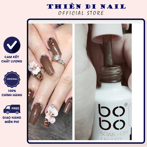 Sơn gel thạch BOBO màu nâu cafe THIÊN DI NAIL