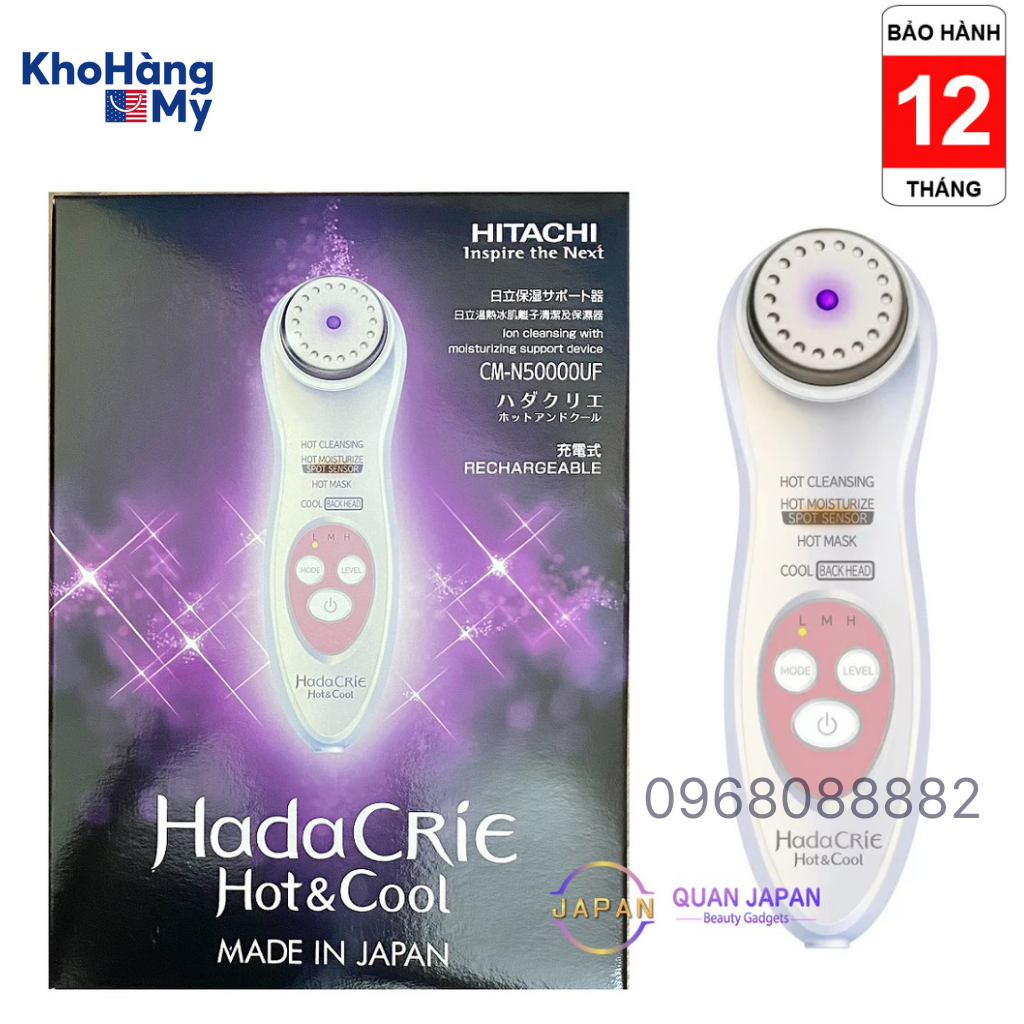 Máy đẩy tinh chất HADA CRIE CM - N50000UF (auth) - BH 12 tháng