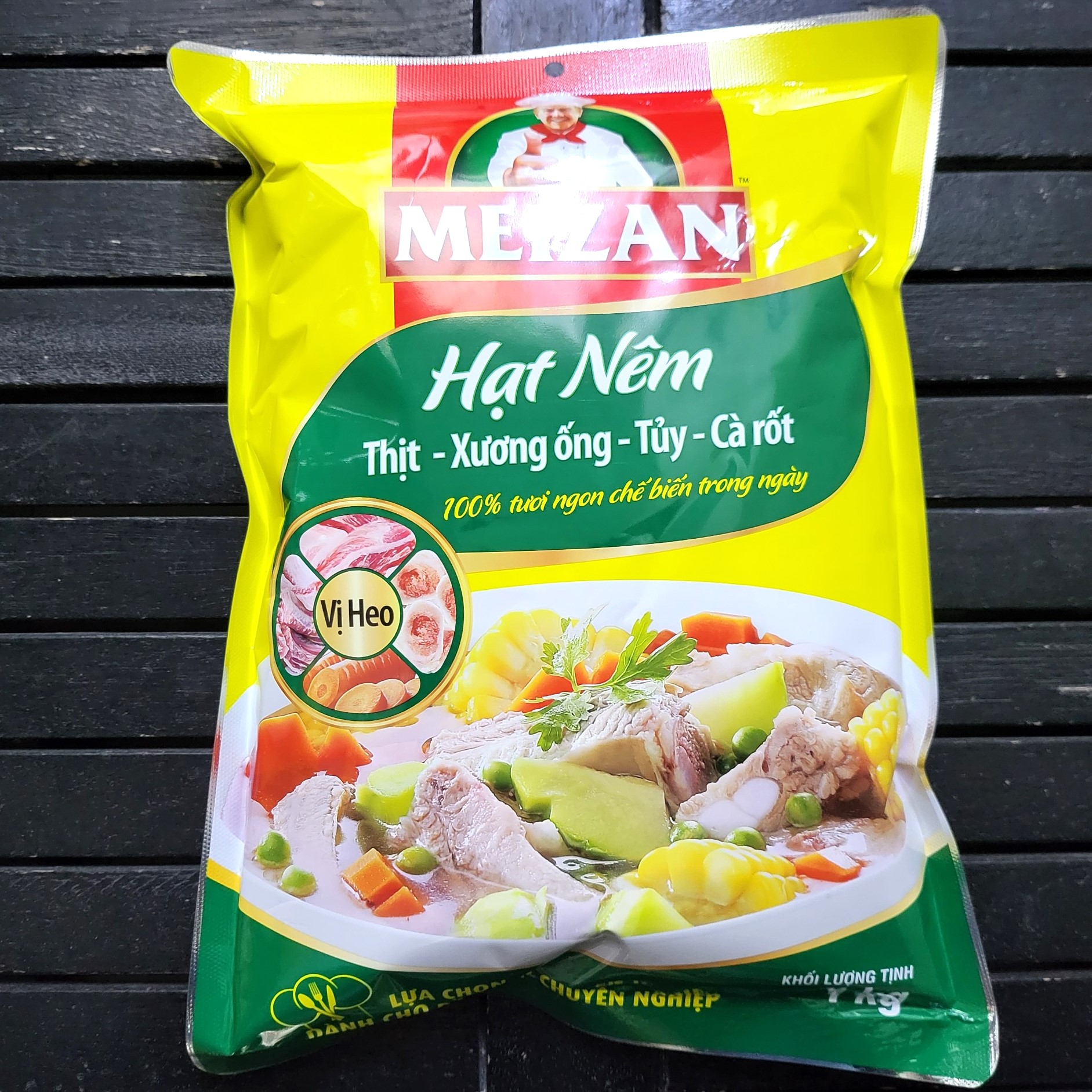 MEIZAN - gói 1 Kg - HẠT NÊM THỊT HEO / Pork Seasoning