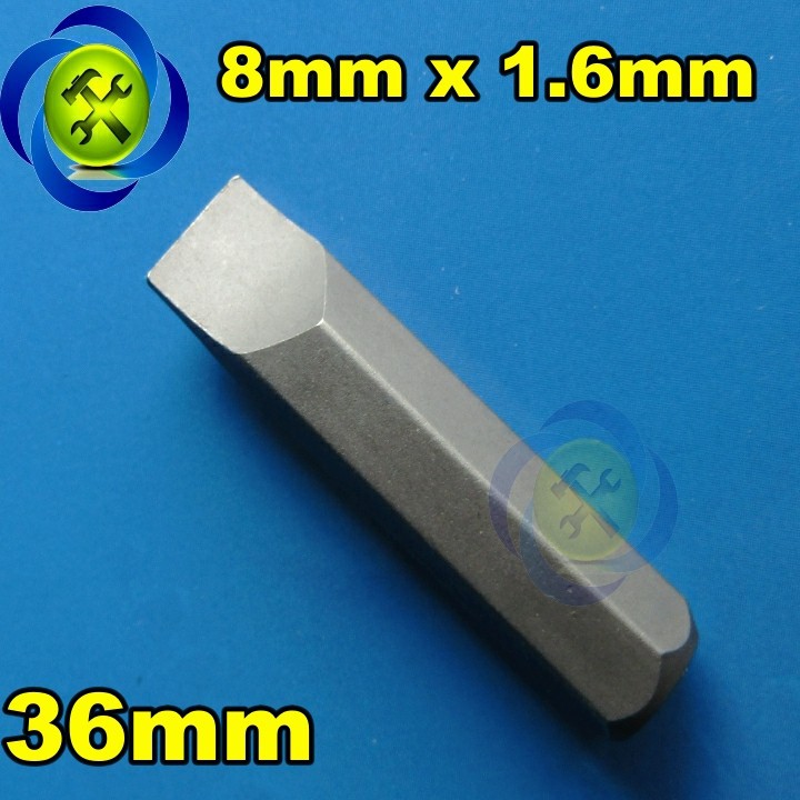 Mũi vít dẹp đóng kingtony 183608s 8.0mm x 1.6mm x 36mm