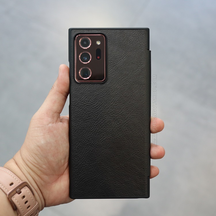 Bao da chính hãng Nillkin QIN Samsung Galaxy Note 20 Ultra có ngăn đựng thẻ