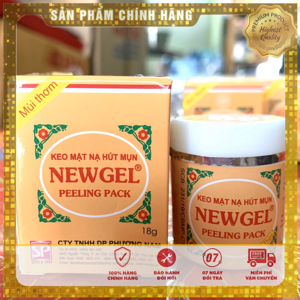 Keo lột mụn Newgel lột mụn cám,mặt nạ lột mụn đầu đen 18gr