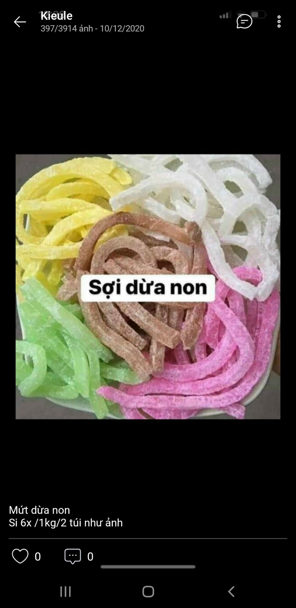 500g mứt dừa non
